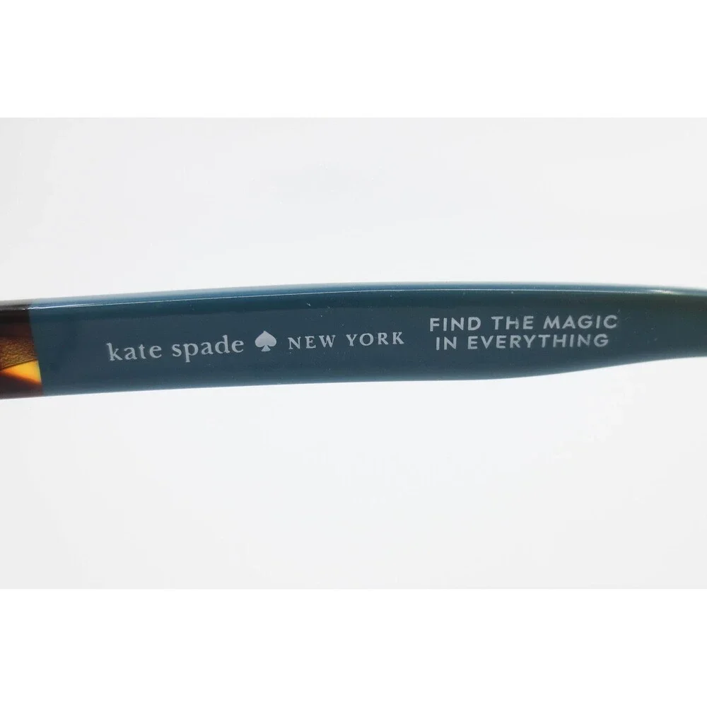 Kate Spade Karlee FZL Cat Eye Eyeglasses Dark Havana Tortoise Teal 140mm